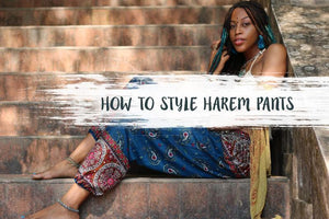 How to Style Harem Pants