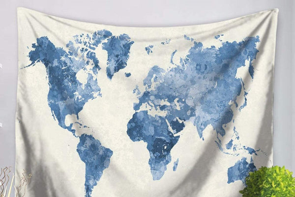 World Map Tapestries