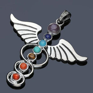 7 Color Stone Beads Chakra Healing Pendant
