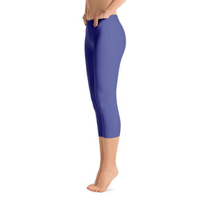 All Day Comfort Capri Leggings Pacific Supply II Medium Blue Women - Apparel - Activewear - Leggings