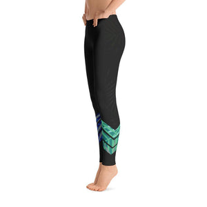 All Day Comfort Venture Pro Carbon Leaf Leggings Women - Apparel - Activewear - Leggings