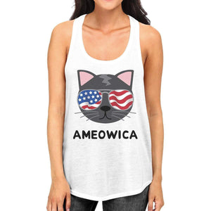 Ameowica 4th Of July Sleeveless Shirt Women - Apparel - Shirts - T-Shirts