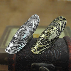Antique Carved Bohemian  Rings
