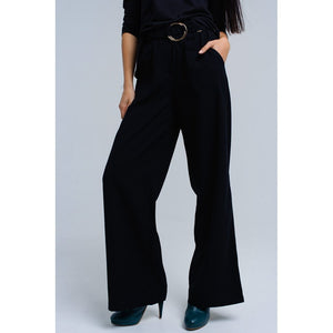 Black pants with buckles Women - Apparel - Pants - Trousers
