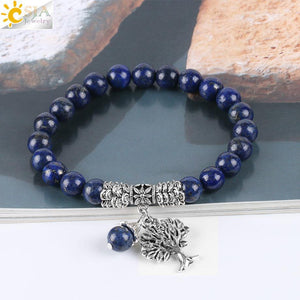 Blue Lapis Lazuli Mala Bracelet