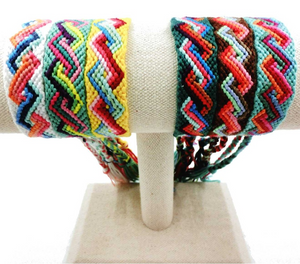 Colorful Bohemian Wrap Friendship Bracelets
