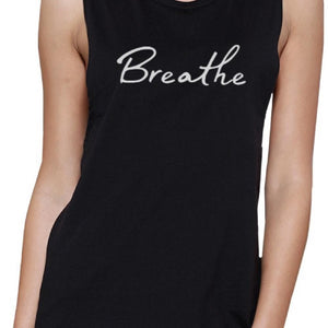 Breath Muscle Tee Work Out Sleeveless Shirt Cute Yoga T-shirt Women - Apparel - Activewear - Tops
