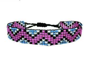 Colorful 7 Row Brazilian Rope Beads Bracelets