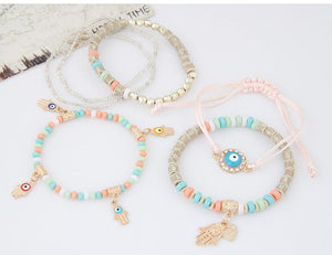 Colorful Beads Charm Bracelets