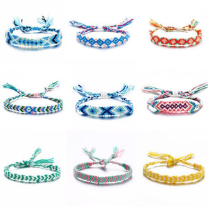 Colorful Braided Tassel Friendship Bracelets