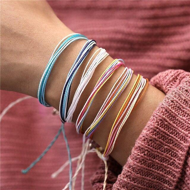 Colorful Thread Friendship Bracelets - One Tribe Apparel