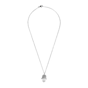Cosmic Hamsa Necklace Women - Jewelry - Necklaces