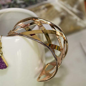 Cuffed  Bracelet Gold Women - Jewelry - Cuffs