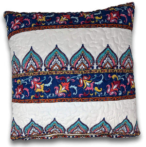 DaDa Bedding Set of Two Bohemian Earthy Meadow Throw Pillow Covers, 18" x 18", 2-PCS (160553-9-CC) Home - Pillows & Throws
