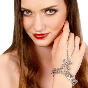 Draping Crystals Handpiece Women - Jewelry - Bracelets