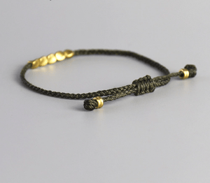 Handwoven Buddhist Bracelets with Beads