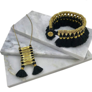 Kyra Tassel Bracelet Black Women - Jewelry - Bracelets