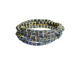Lapis Lazuli Wrap Bracelet Women - Jewelry - Bracelets