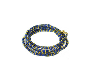 Lapis Lazuli Wrap Bracelet Women - Jewelry - Bracelets