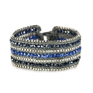 Looped  Bracelet-Sapphire Women - Jewelry - Bracelets