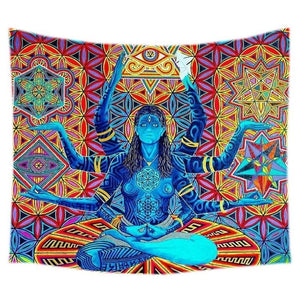 Merkaba Pattern Tapestry