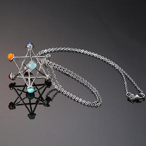 Merkaba Star pendulum pendant Necklace