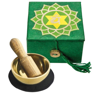 Mini Meditation Bowl Box: 2" Heart Chakra (GC) Meditation