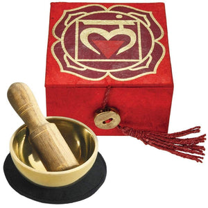 Mini Meditation Bowl Box: 2" Root Chakra (GC) Meditation