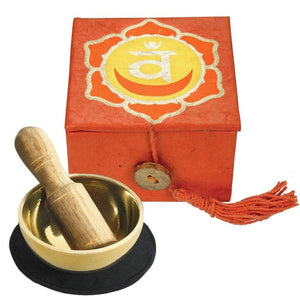 Mini Meditation Bowl Box: 2" Sacral Chakra (GC) Meditation