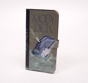 Moby Dick (Dark) Book phone flip case wallet for iPhone and Samsung iphn 5, 5s Home - Electronics