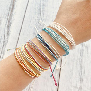 Multicolor Braided Minimalist Friendship Bracelets