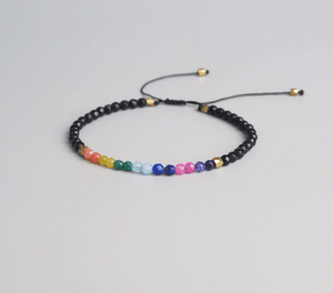 Multicolor Stone Beads 7 Chakra Bracelet