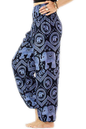 Navy Dani Elephant Harem Pants Standard / Navy Harem Pants