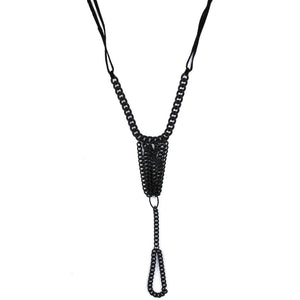 Onyx Hand Chain Women - Jewelry - Bracelets