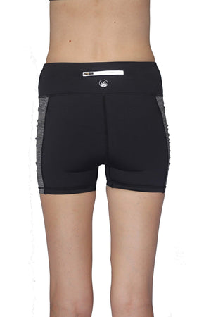 Pocket Short - Black and Gray 3 inch Women - Apparel - Activewear - Shorts