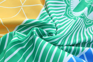 Rainbow Geometric Yoga Beach Towel & Mat tapestry