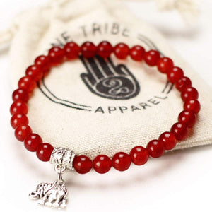 Red Elephant Bracelet - Strength & Determination Women - Jewelry - Bracelets