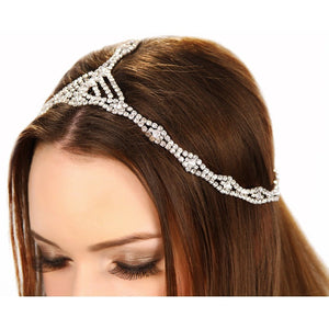 Rhinestone Chain Headpiece Women - Accessories - Hair Accessories