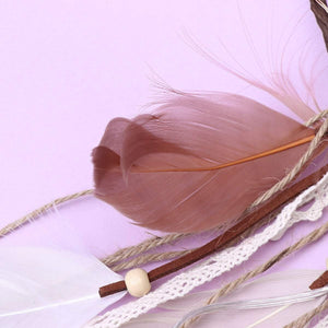 Romantic Dreamcatcher Feather Wall Hanging