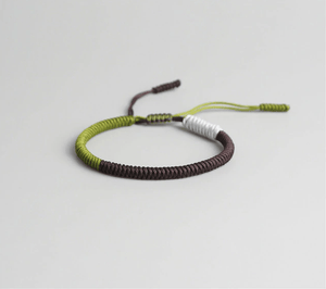 Two Toned Tibetan Rope Bracelets