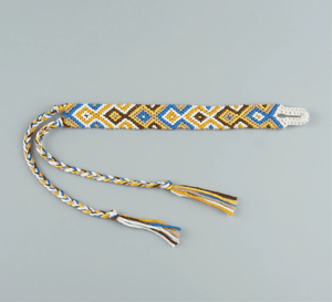 Two-Tone Yellow Woven Braided Friendship Bracelet