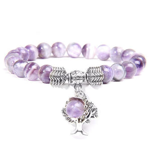 Two-Toned Purple Mala Beaded Bracelets