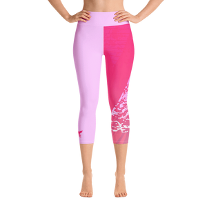 Women's Active Comfort Sport Lily Capri Leggings XS / Pink Women - Apparel - Activewear - Leggings
