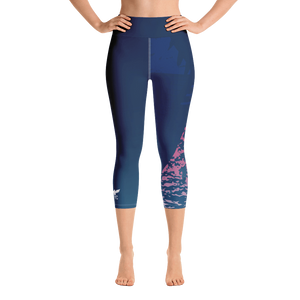 Women's Active Comfort Sport Madeleine Capri Leggings XS / Blue Women - Apparel - Activewear - Leggings