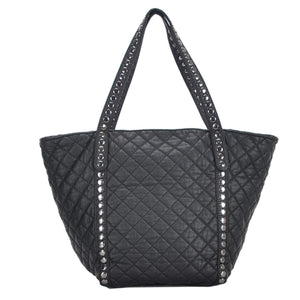 Women's Ivy Black Vegan Leather Tote Handbag Women - Bags - Totes