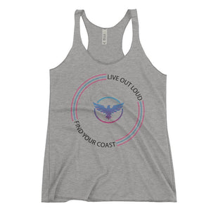 Women's Live Out Loud Racerback Tank S / Gray Women - Apparel - Activewear - Tops