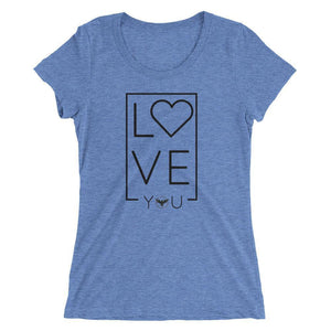 Women's LOVE Triblend Tee S / Blue Women - Apparel - Shirts - T-Shirts