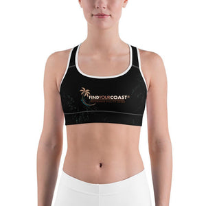 Women's Moisture Wicking Trademark Sports Bra (white & black piping) White / XS Women - Apparel - Activewear - Sports Bras