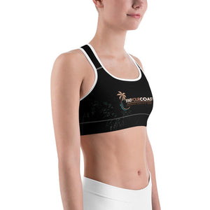 Women's Moisture Wicking Trademark Sports Bra (white & black piping) Women - Apparel - Activewear - Sports Bras