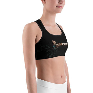 Women's Moisture Wicking Trademark Sports Bra (white & black piping) Women - Apparel - Activewear - Sports Bras